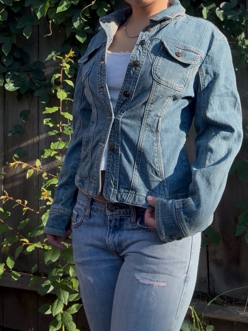 Y2K denim jacket - Picture 4 of 5